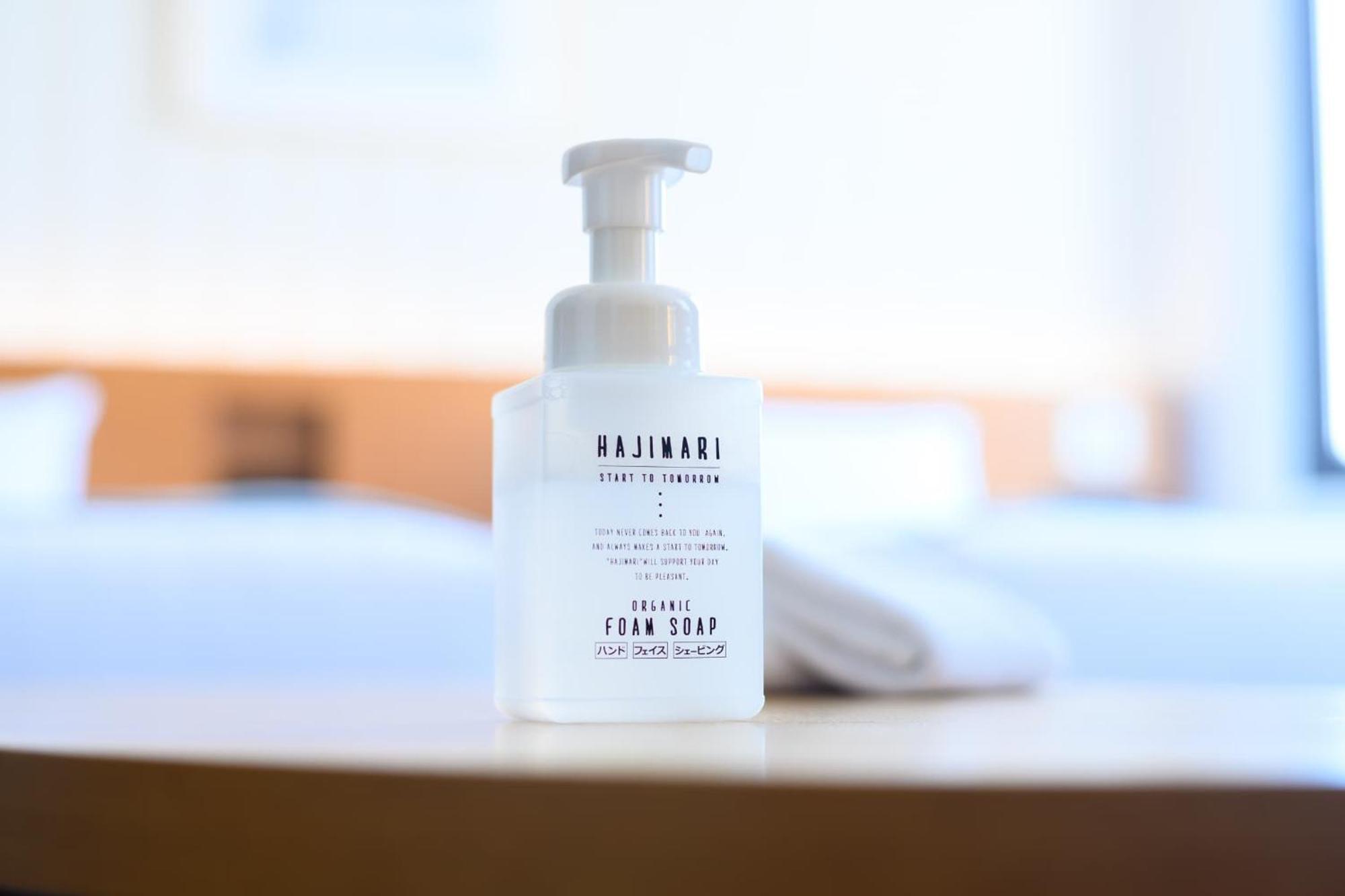 Kanazawa Tokyu Hotel Eksteriør billede A bottle of foam soap